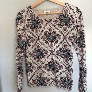 Old Navy printed sweater